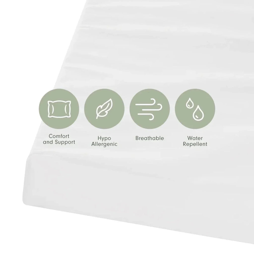 Tutti Bambini Rio Cot Bed with Cot Top Changer & Mattress - White