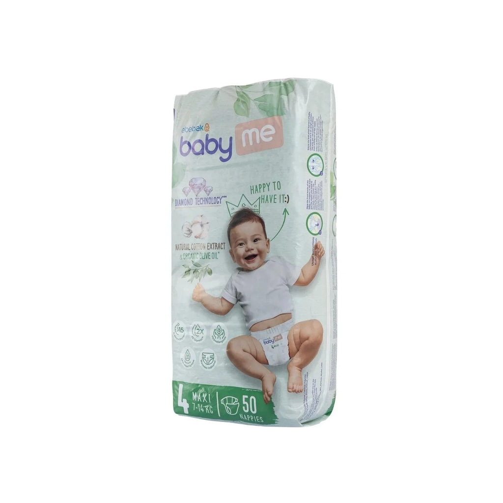 baby me Maxi Size 4 nappies - 50 nappies