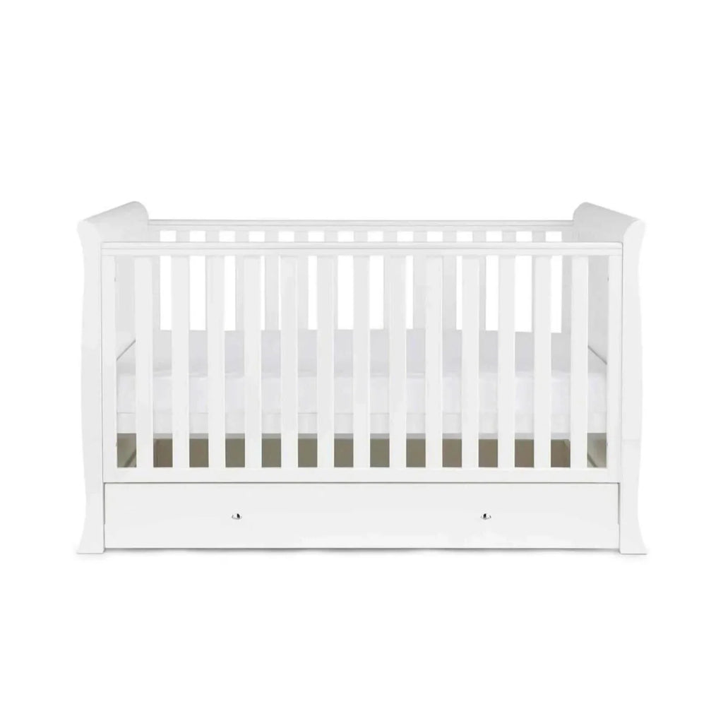 Ickle Bubba Snowdon Classic 2 Piece Furniture Set White - Premium Pocket Sprung Mattress
