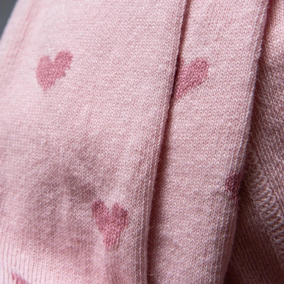 HelloBaby Heart Print Baby Tights (6-12 Months to 4-5 Years) - Pink