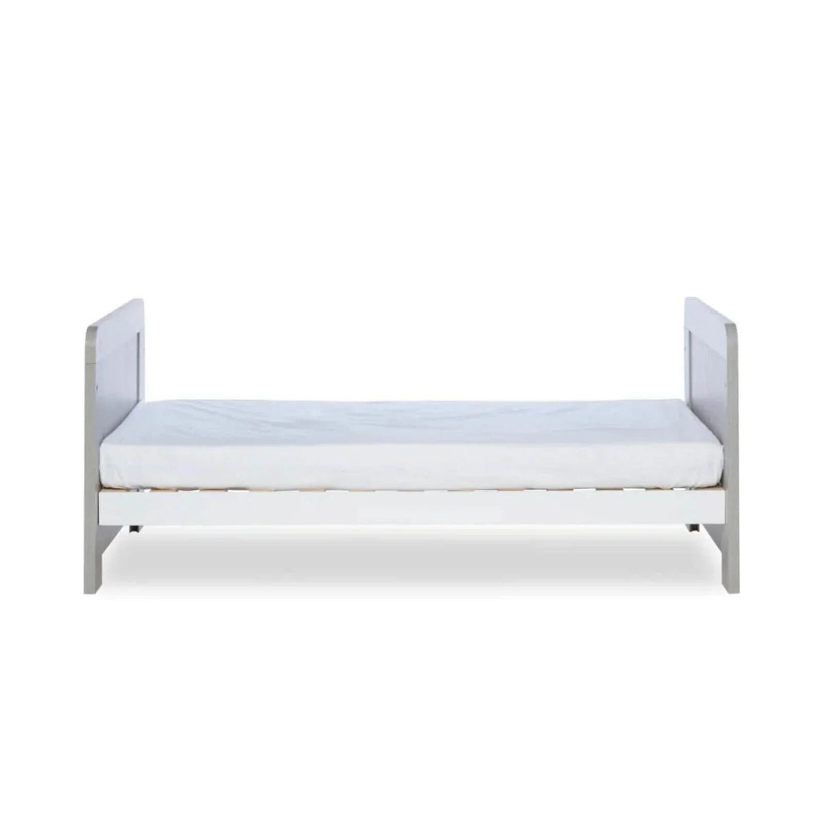 Ickle Bubba Pembrey Cot Bed Ash Grey - Premium Pocket Sprung Mattress