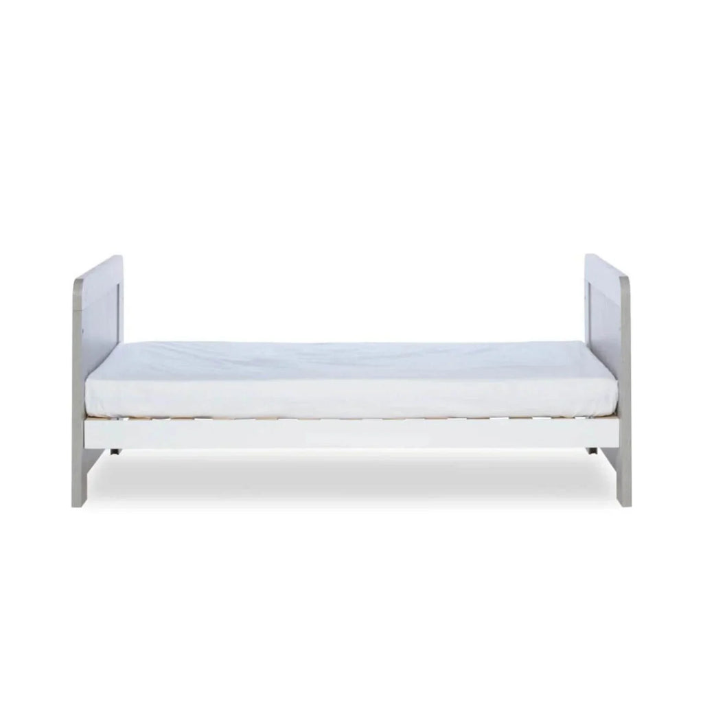 Ickle Bubba Pembrey Cot Bed Ash Grey - Fibre Mattress