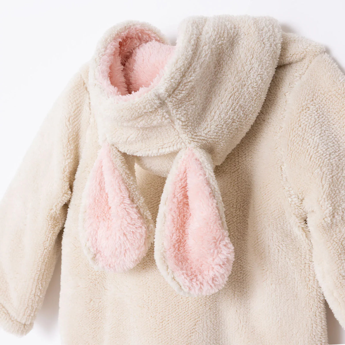 Midimod Hooded Fleece Footless Baby Pramsuit (3 Months to 12 Months)