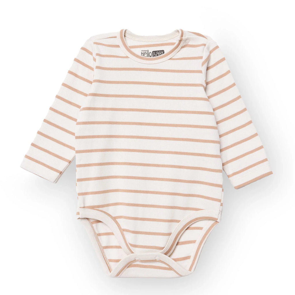 HelloBaby Long Sleeve Baby Bodysuit (1-3 Months to 2-3 Years)