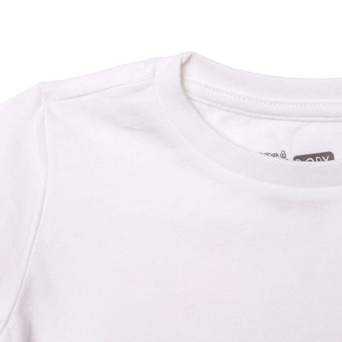 HelloBaby Short Sleeve Jersey Baby T-Shirt (3-6 Months to 4-5 Years) - White