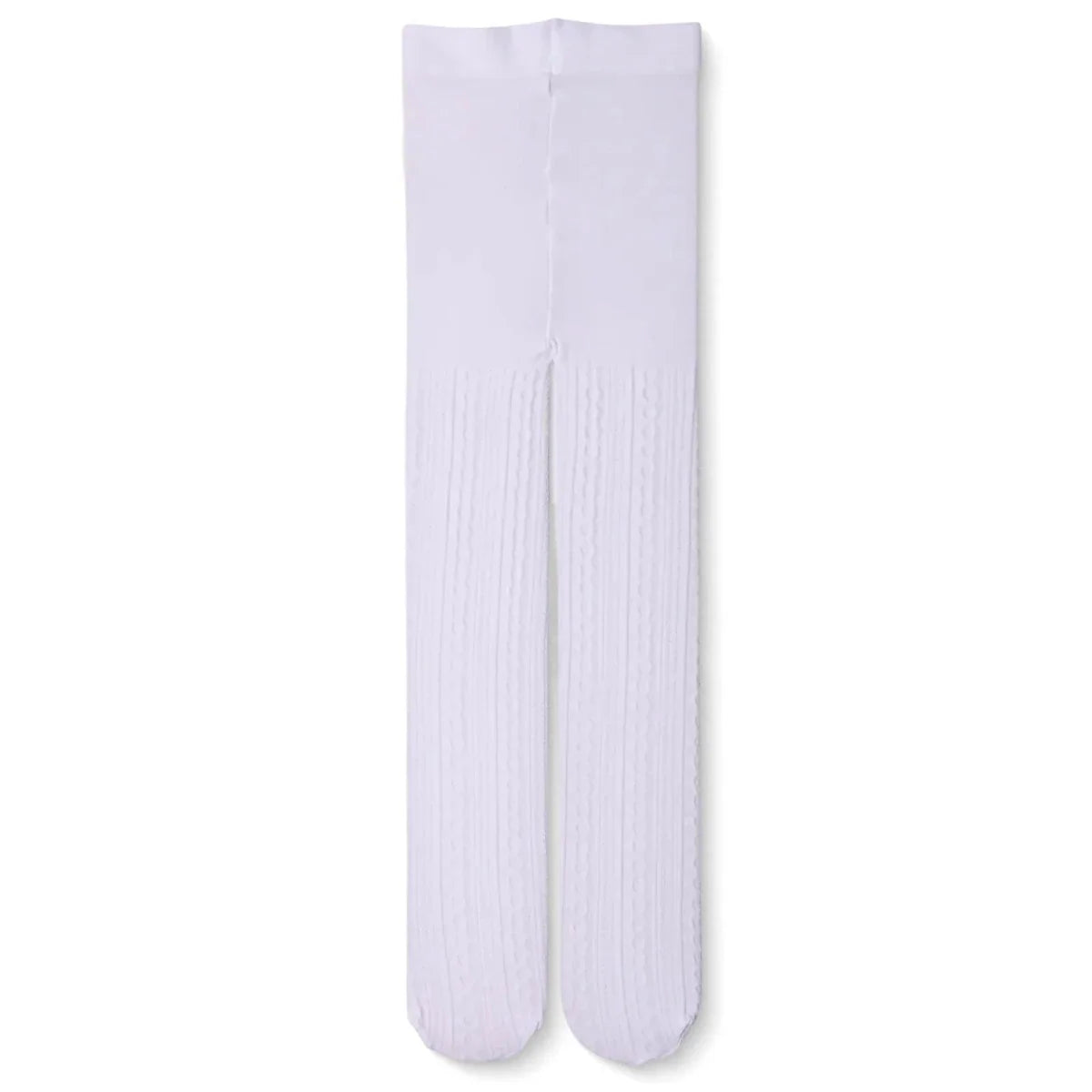 HelloBaby Cable Knit Baby Tights (6-12 Months to 4-5 Years) - White