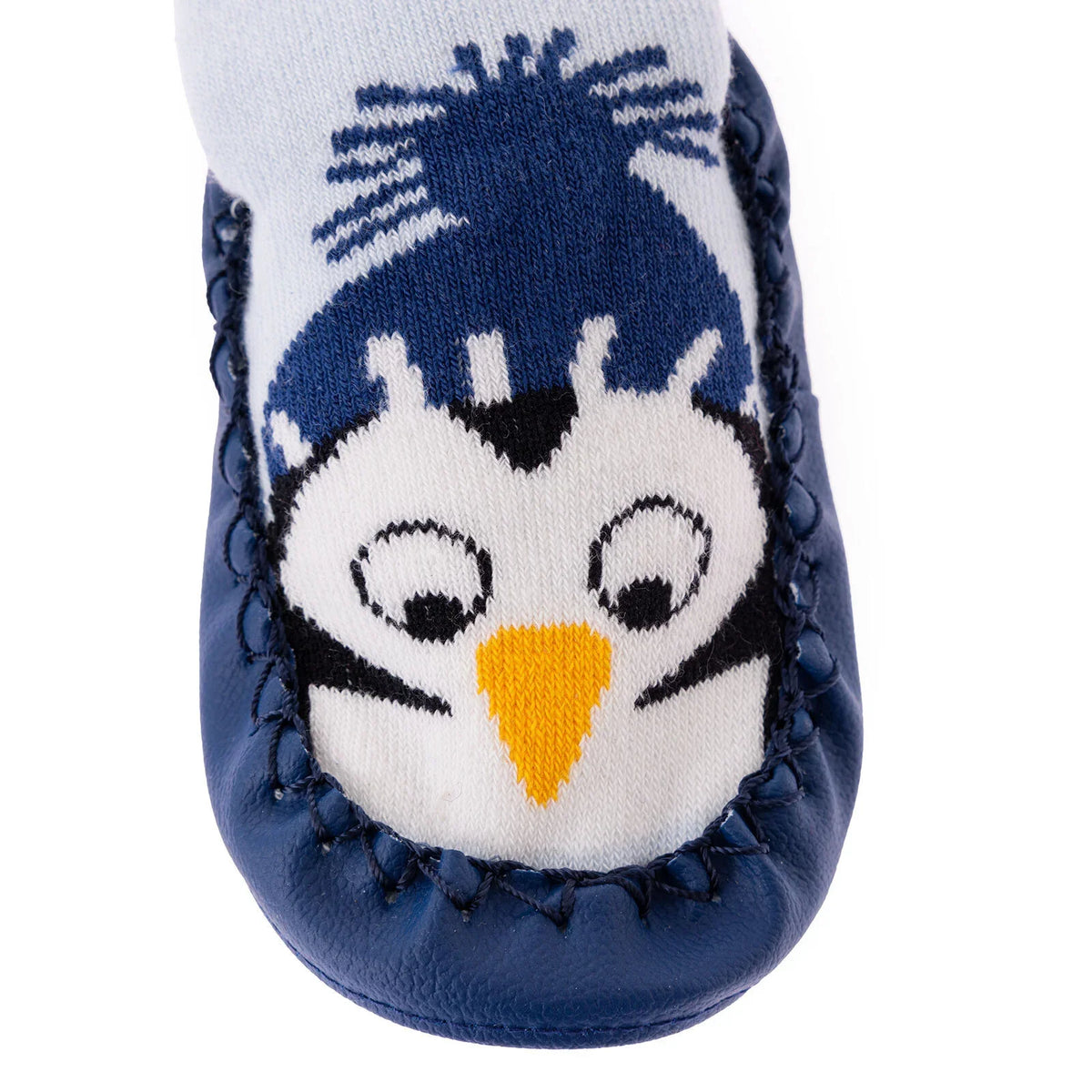 HelloBaby Penguin Print Slipper Baby Socks