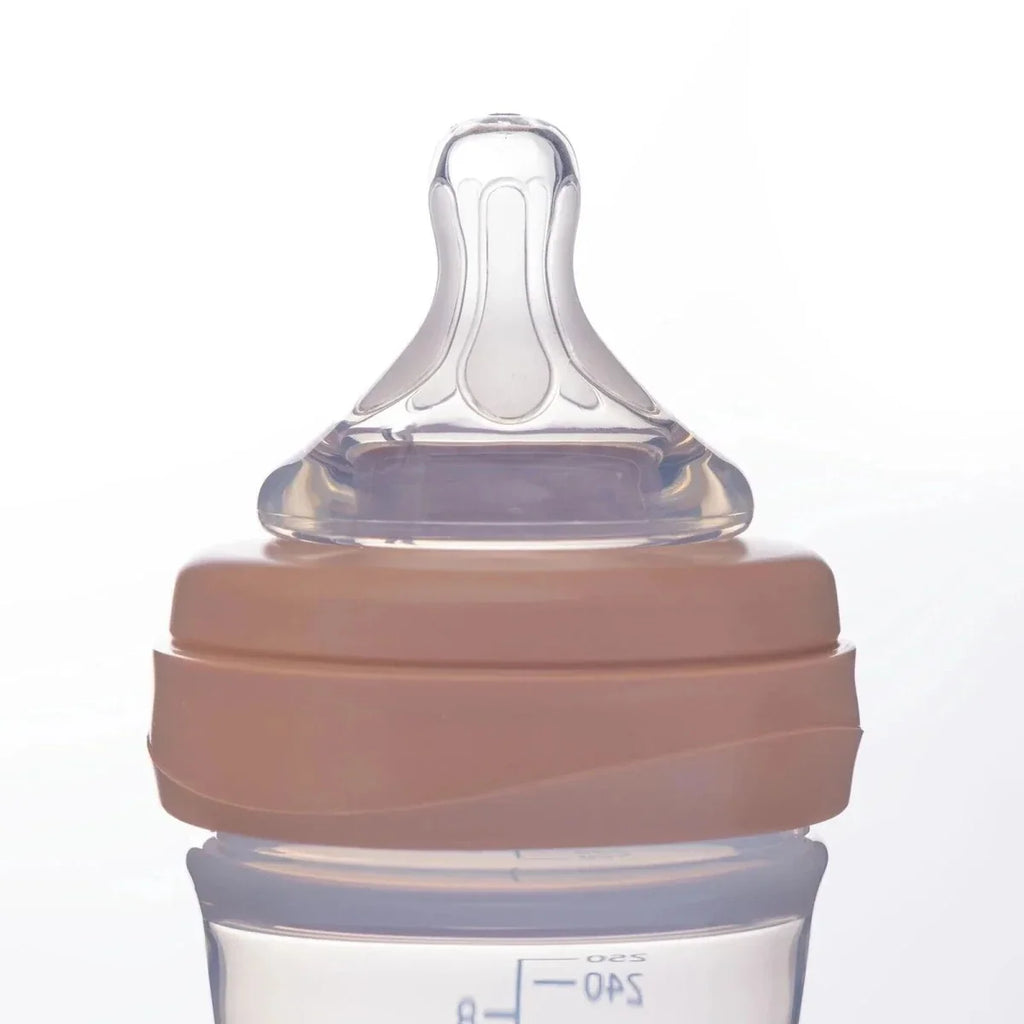 Mooma Kindy Bottle Fast Flow 18+ months 250ml - Old Rose