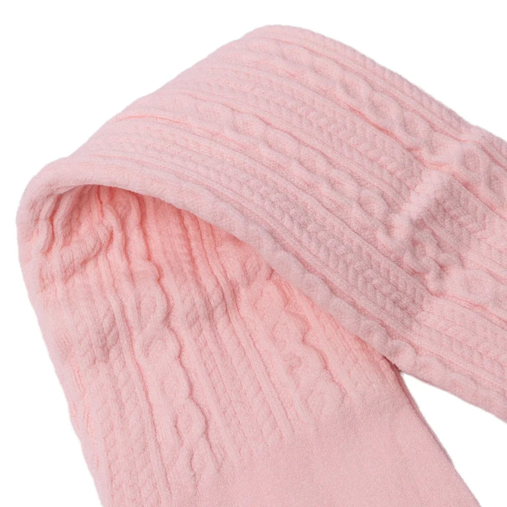 HelloBaby Cable Knit Baby Tights (6-12 Months to 4-5 Years) - Pink