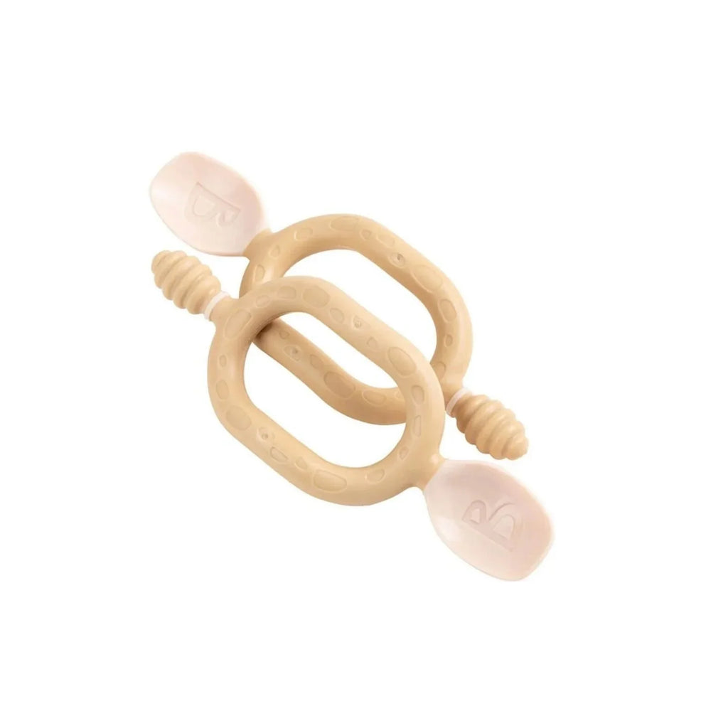 Bibado Dippit Baby Weaning Spoons 6+ months Pack of 2 - Fawn