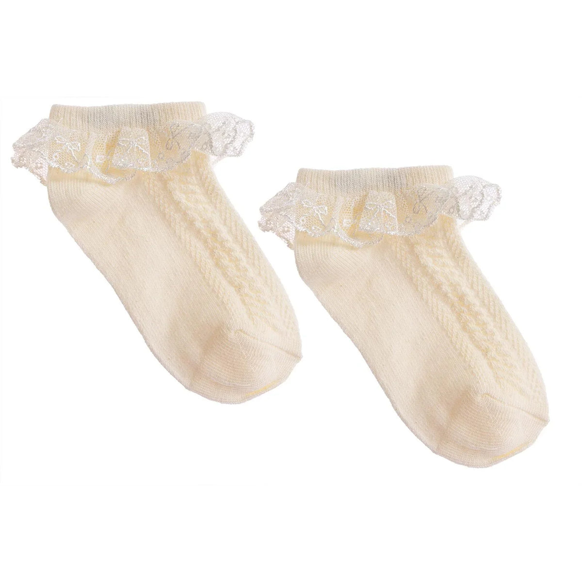 HelloBaby Lace Baby Socks (Newborn to 4-5 Years)