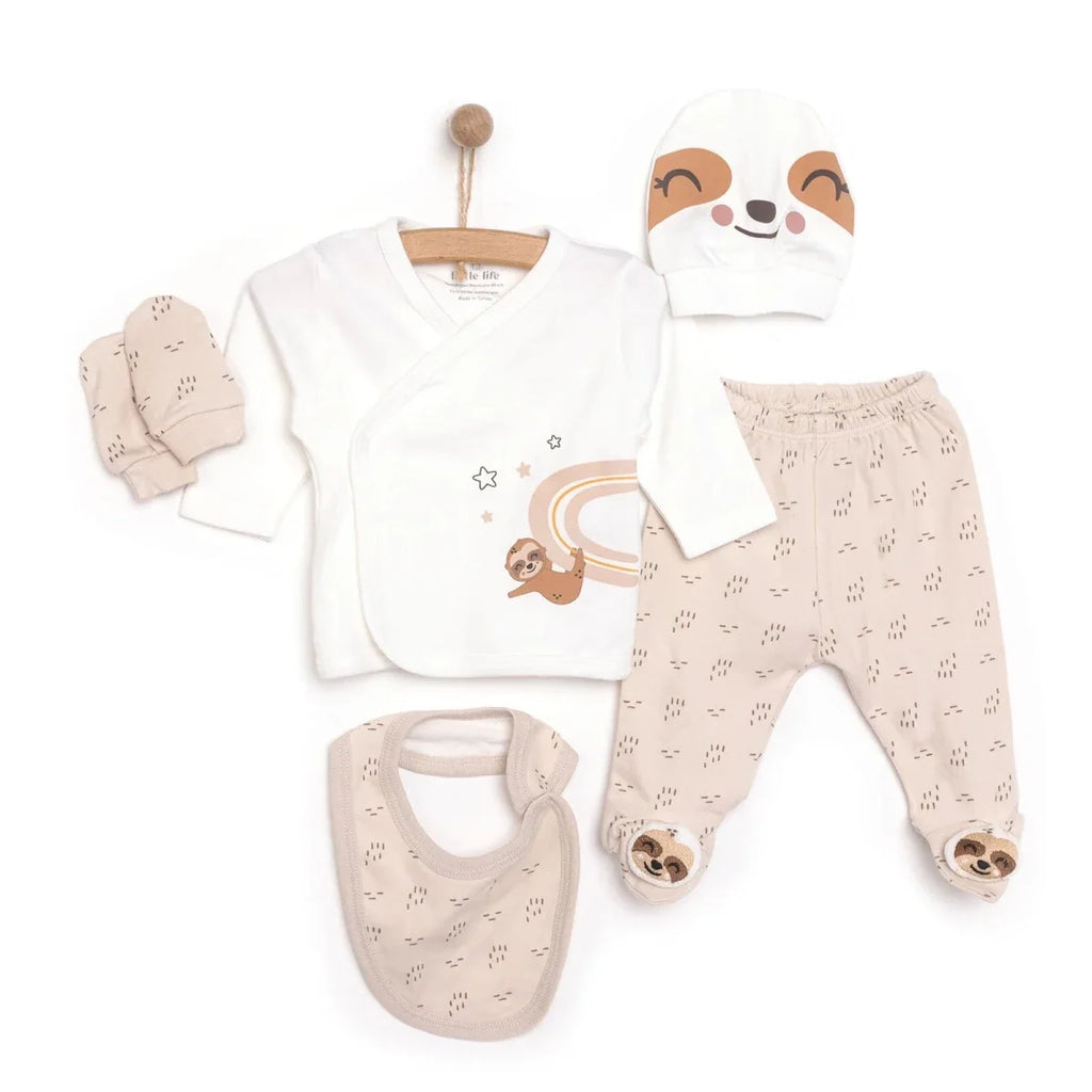 Little Life 5 Piece Envelope Neck Baby Hospital Bag Set (Newborn)