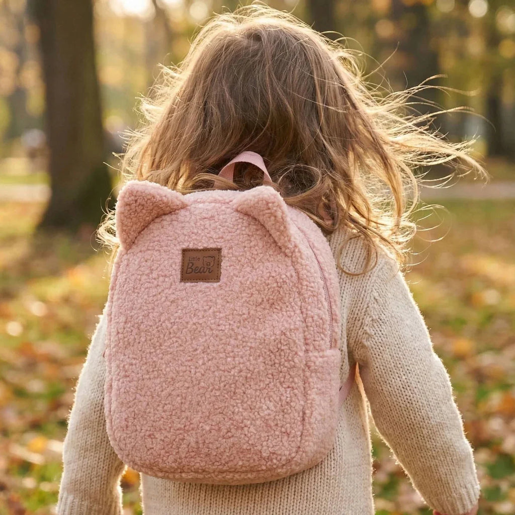 HelloBaby Teddy Ear Kids Bag (One Size) - Light Pink