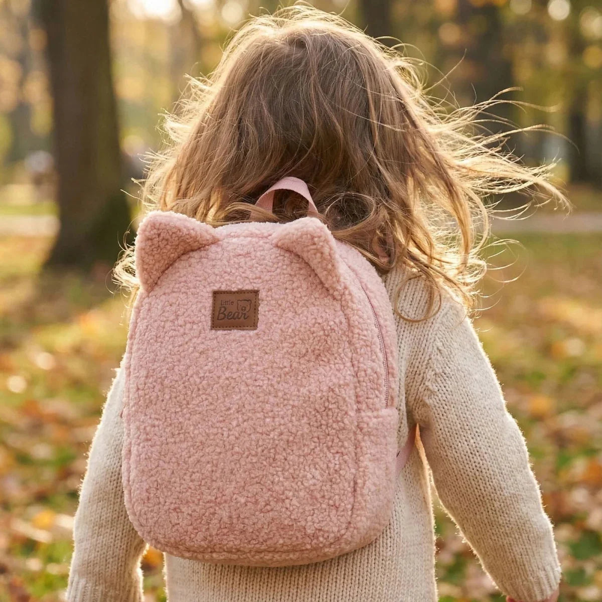 HelloBaby Teddy Ear Kids Bag (One Size) - Light Pink