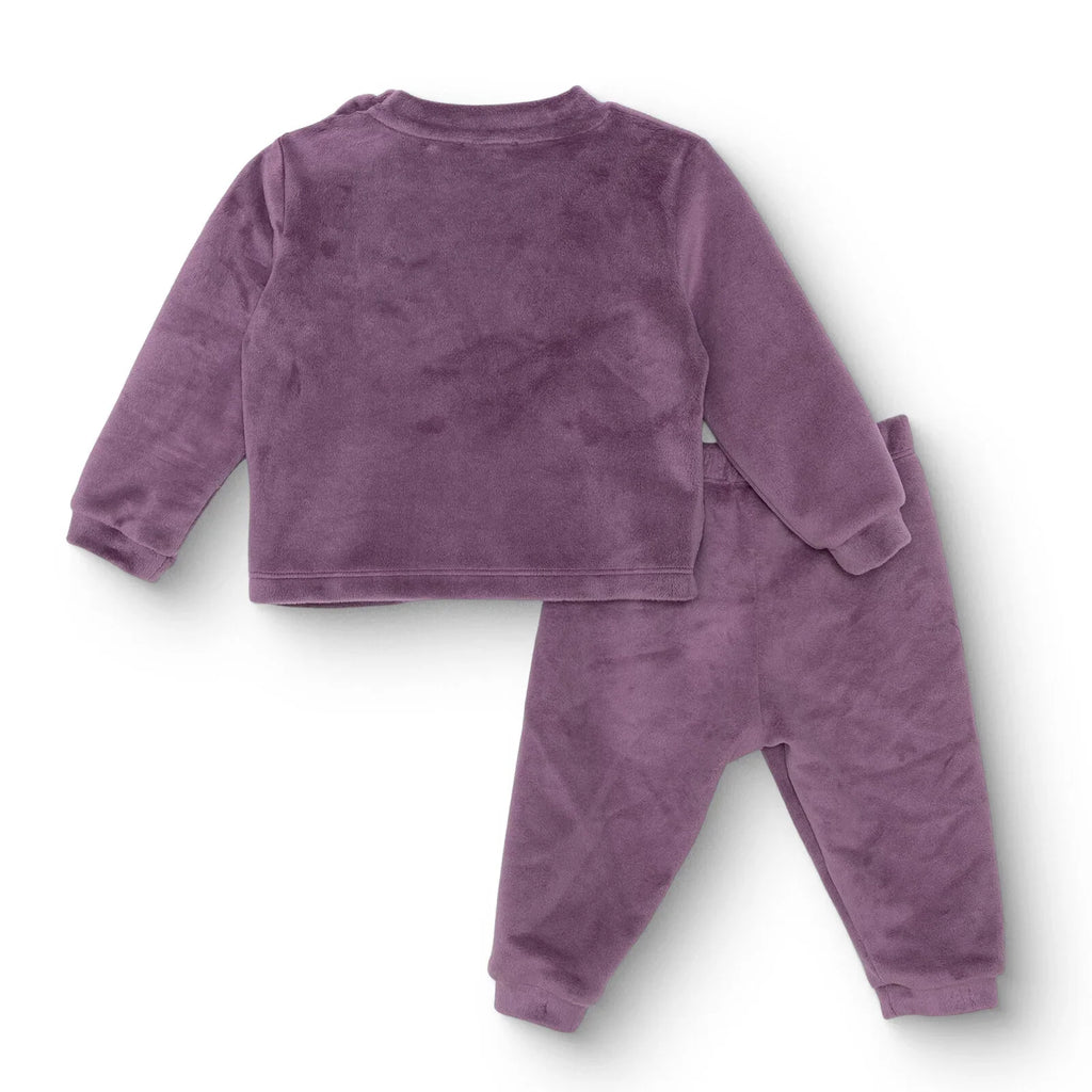 HelloBaby Velour Long Sleeve Baby Pyjama Set (3-6 Months to 4 Years)