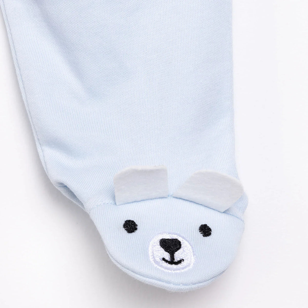 HelloBaby Animal 2 Pack Embroidered Footed Baby Bottoms (Newborn to 9 Months)