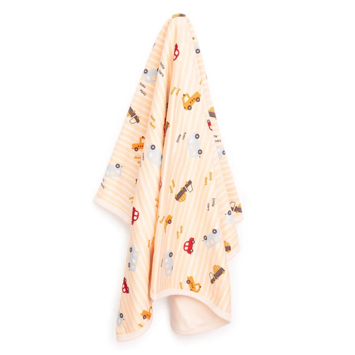 Little Dreams Vehicle Print Jersey Baby Blanket (80 x 80 cm)