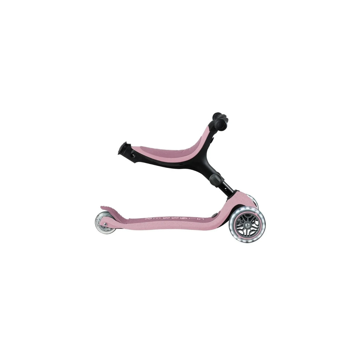 Globber Go Up Active Lights Eco Scooter - Berry