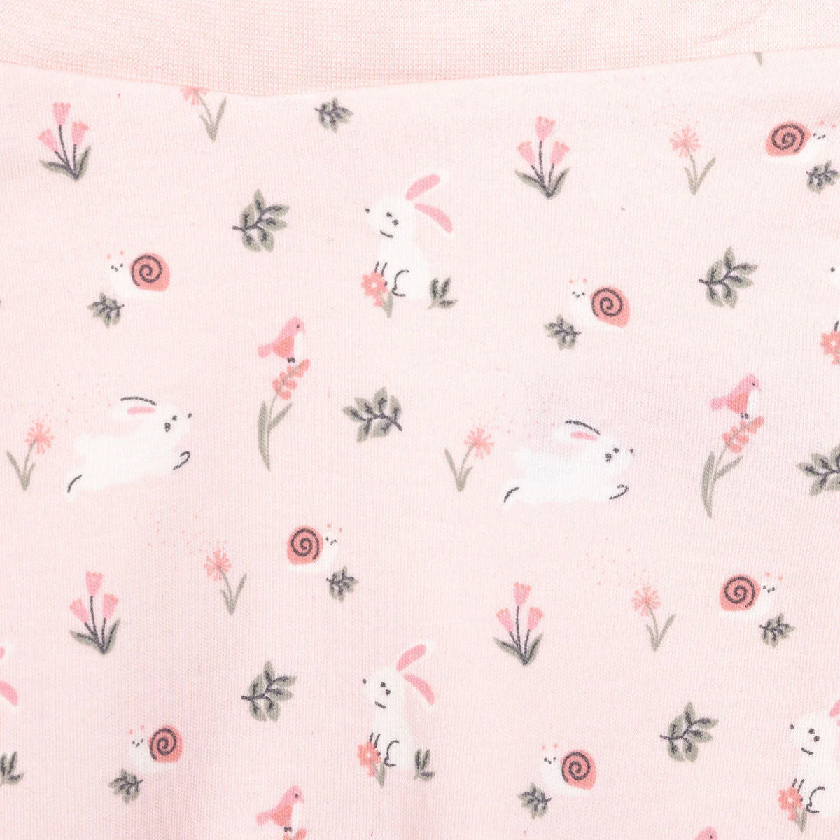 HelloBaby 2 Pack Bunny Print Footless Interlock Baby Bottoms (Newborn to 9 Months)
