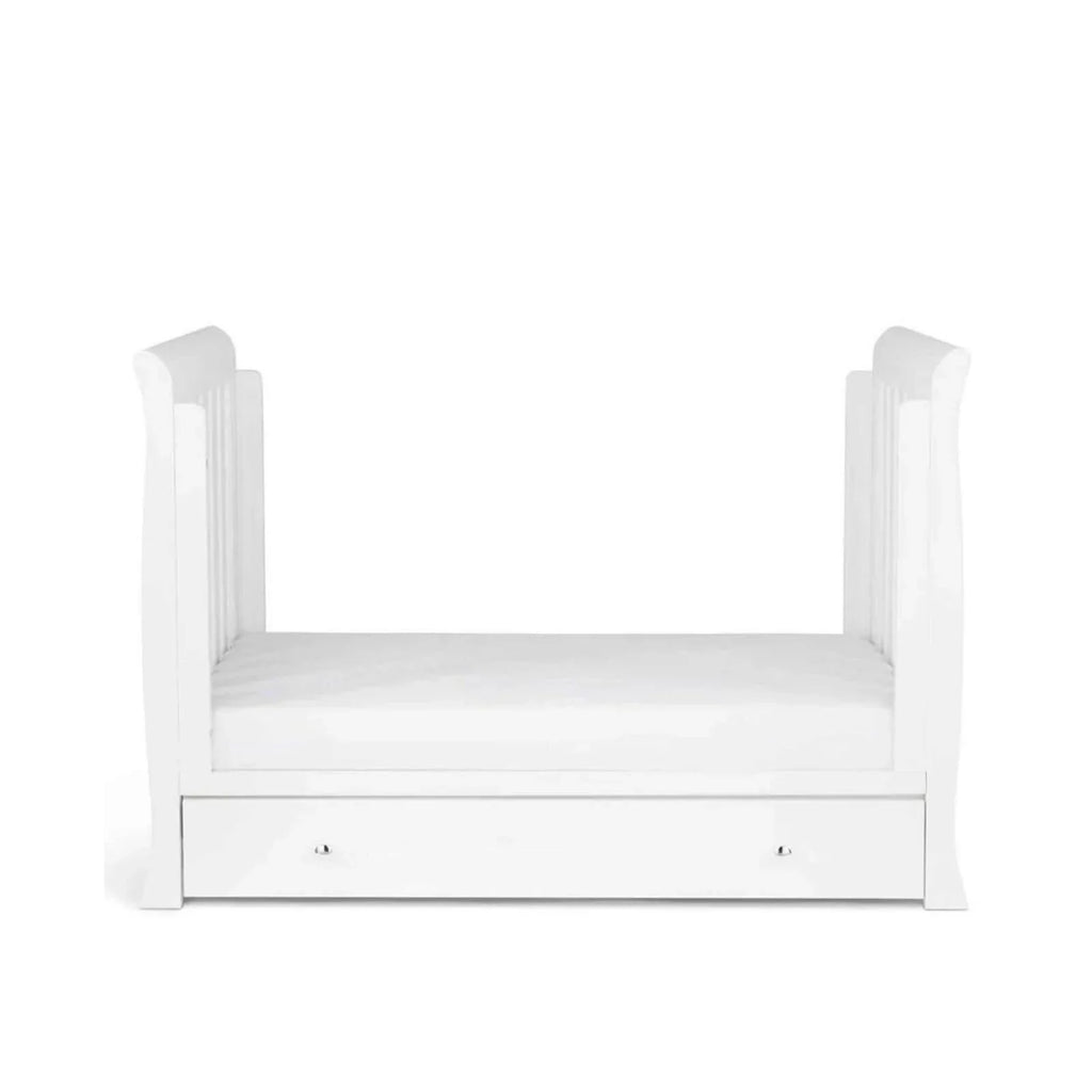 Ickle Bubba Snowdon 4 in 1 Mini 2 Piece Furniture Set White - Premium Pocket Sprung Mattress
