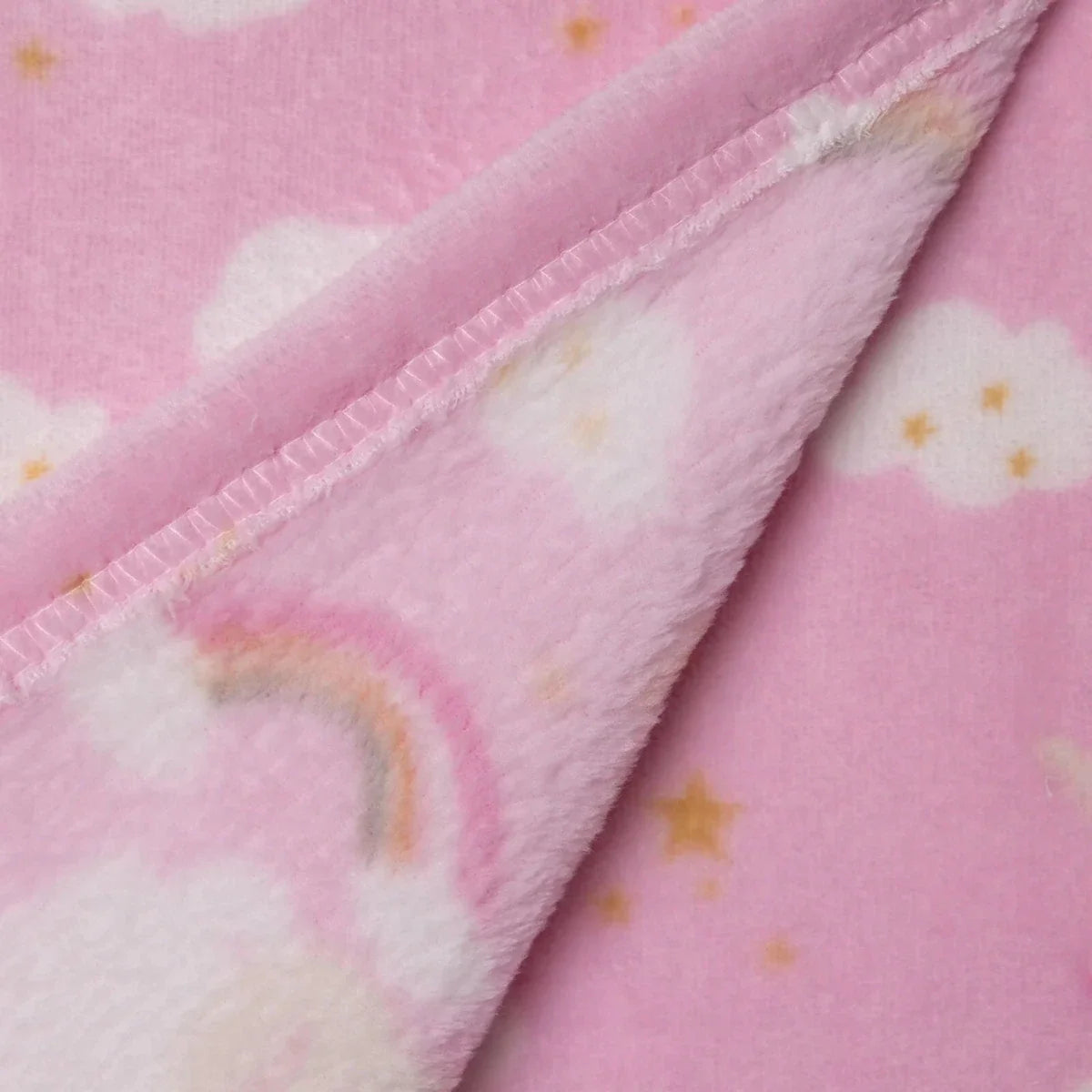 Little Dreams Unicorn Print Wellsoft Fleece Baby Blanket (90 x 110 cm)