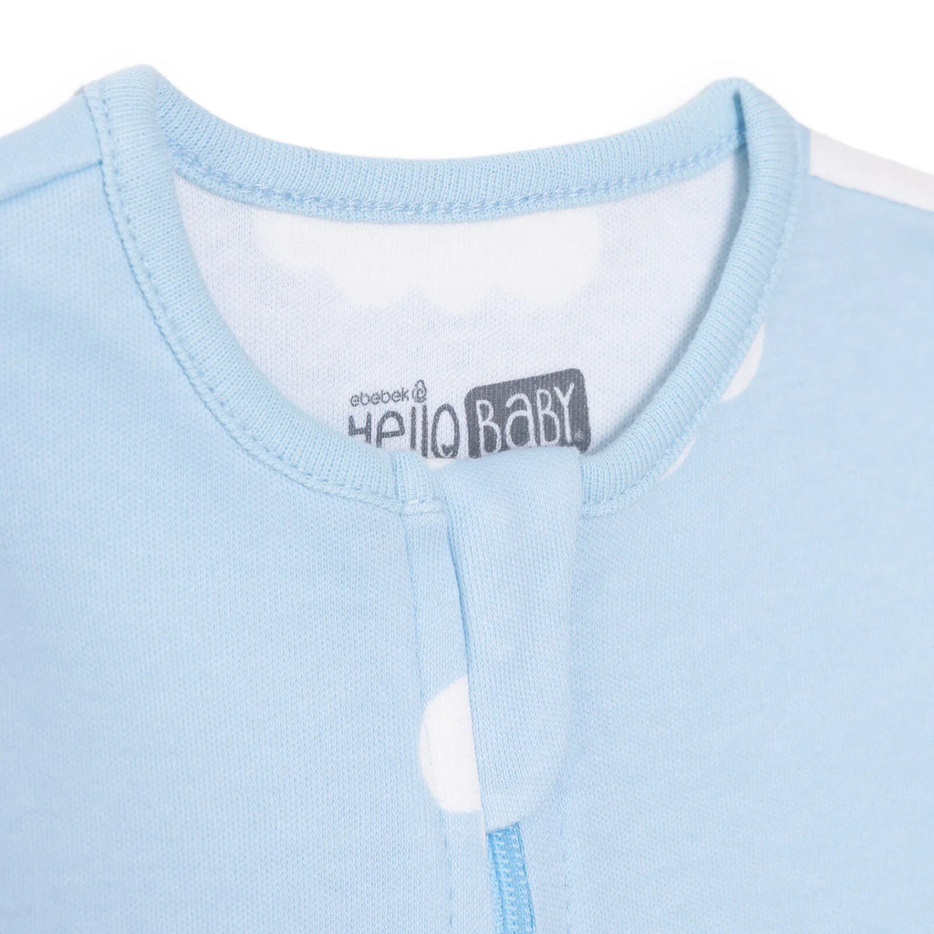 HelloBaby Long Sleeve Baby Sleepsuit with Feet (Newborn to 9 Months)