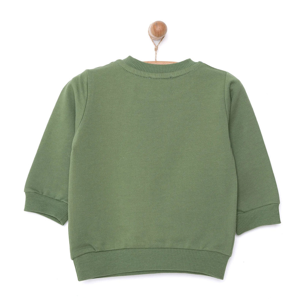 HelloBaby "Lion Roar" Slogan Brushed Loopback Baby Sweatshirt (6 Months to 5 Years)