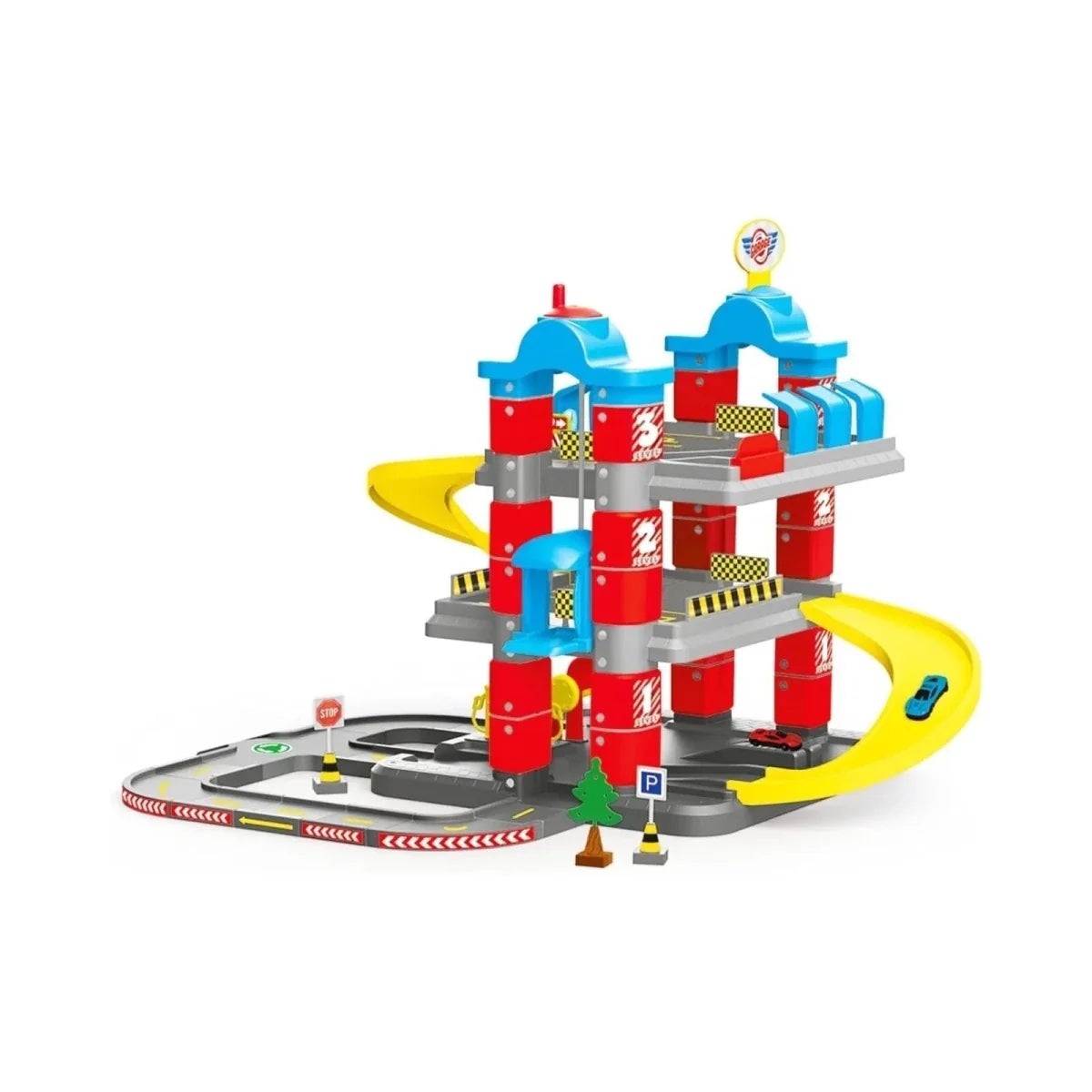 Dolu 3 Level Garage with Lift Playset