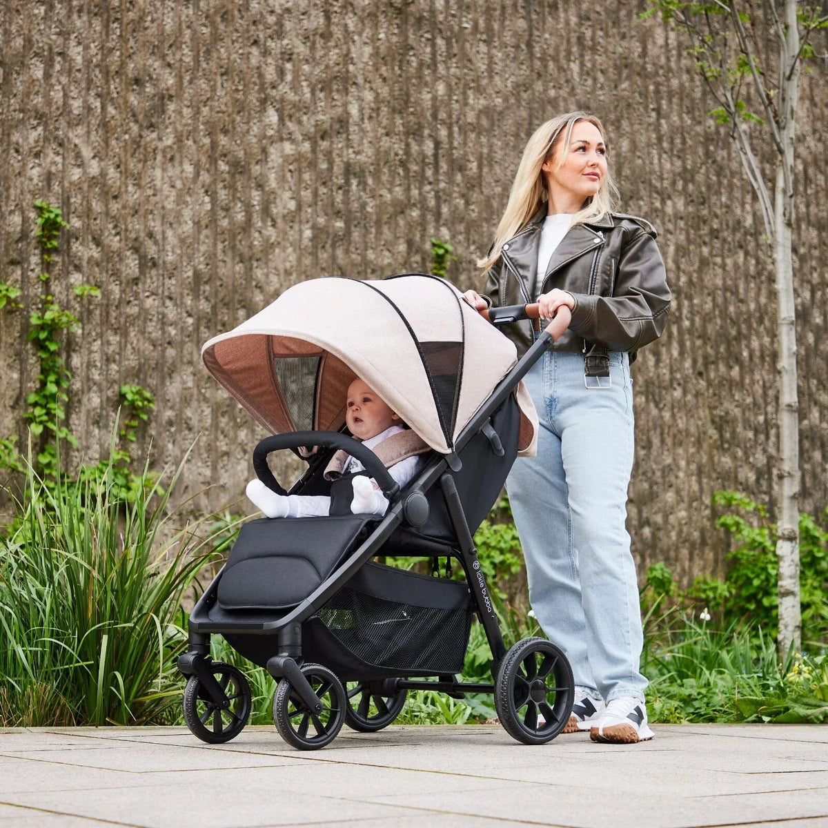 Ickle Bubba Stomp Stride Max Stroller - Midnight