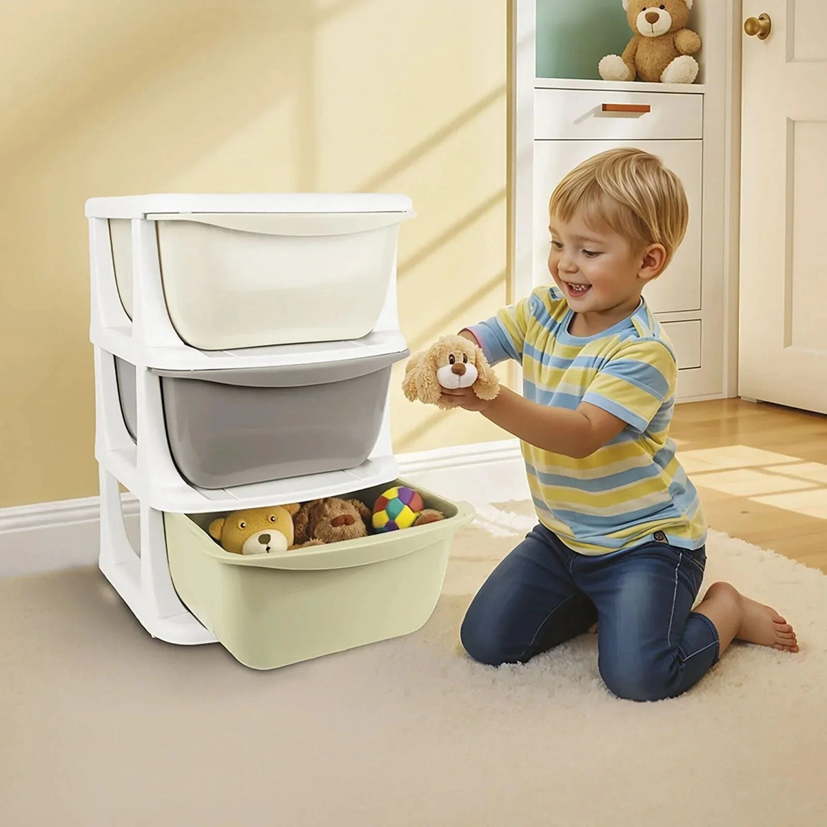 Dolu Nuve Multi-Purporse Organiser with 3 Drawers
