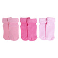 HelloBaby 3 Pack Roll-Top Baby Socks (Newborn to 12-24 Months)