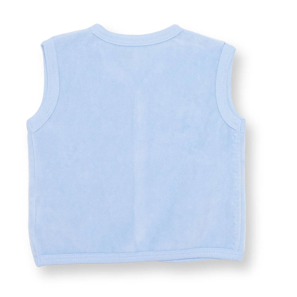 HelloBaby Velour Baby Gilet (Newborn to 6-9 Months)