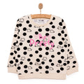 HelloBaby Cat and Polka Dot Brushed Baby Sweatshirt (6 Months to 5 Years)