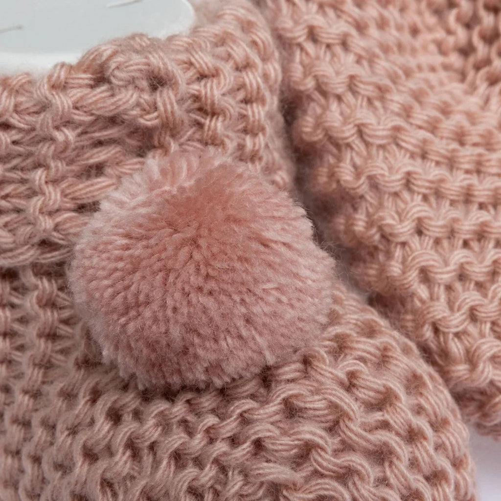 Little Dreams Poplin Baby Booties (Newborn to 3 Months)