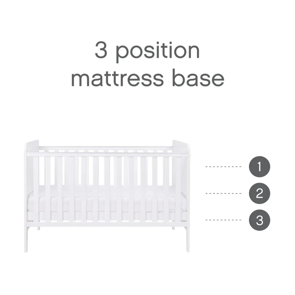 Tutti Bambini Rio 3 pcs Room Set - White