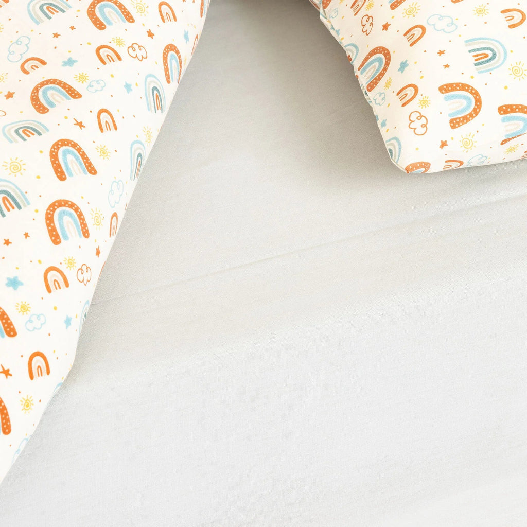Little Dreams Rainbow Print Baby Duvet Cover Set (100 x 150 cm)