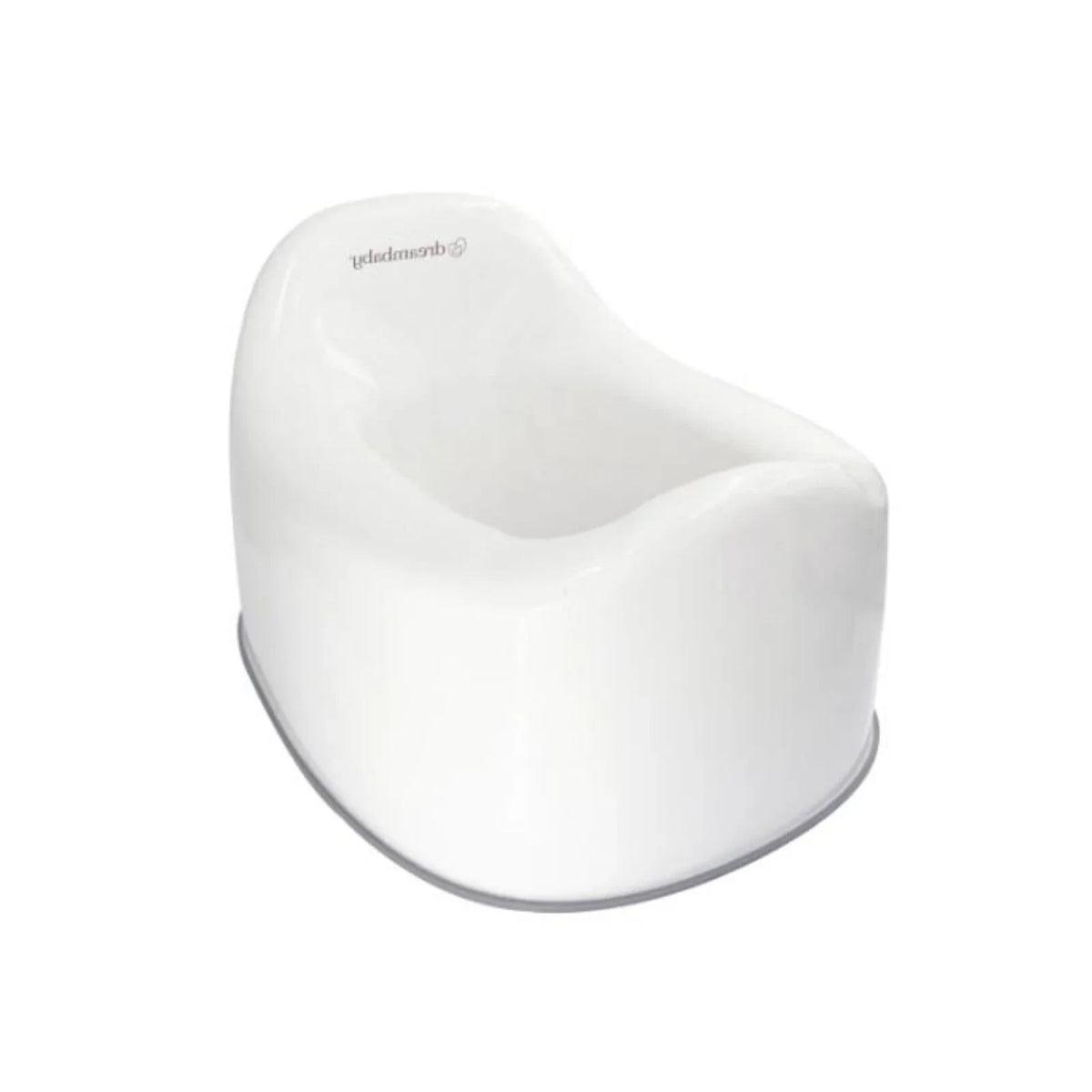Dreambaby First Stage Toddler Potty with Grey Trim - White