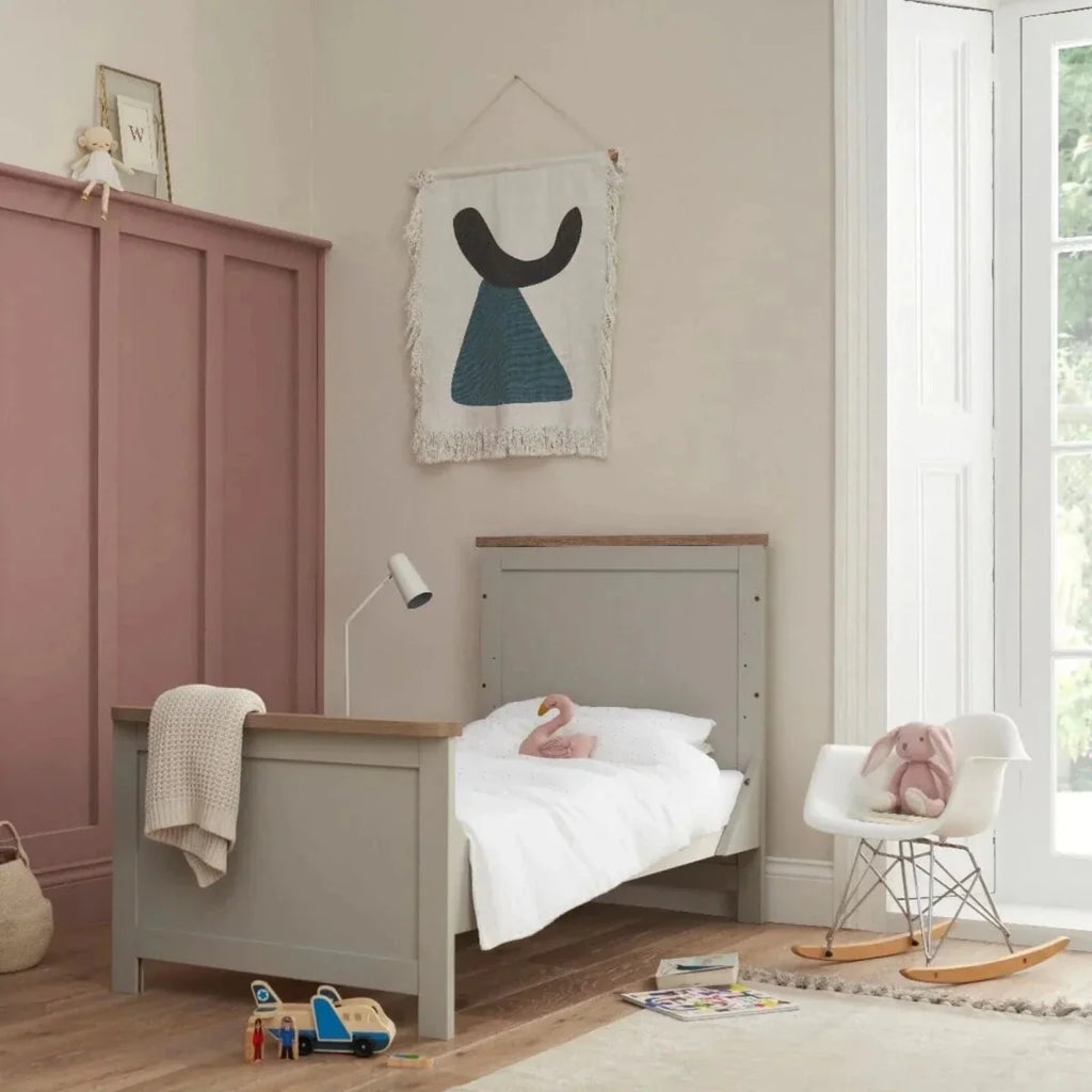 Tutti Bambini Verona 2 pcs Room Set - Dove Grey/Oak