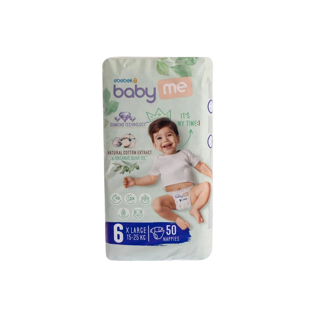 baby me XL Size 6 - 50 nappies