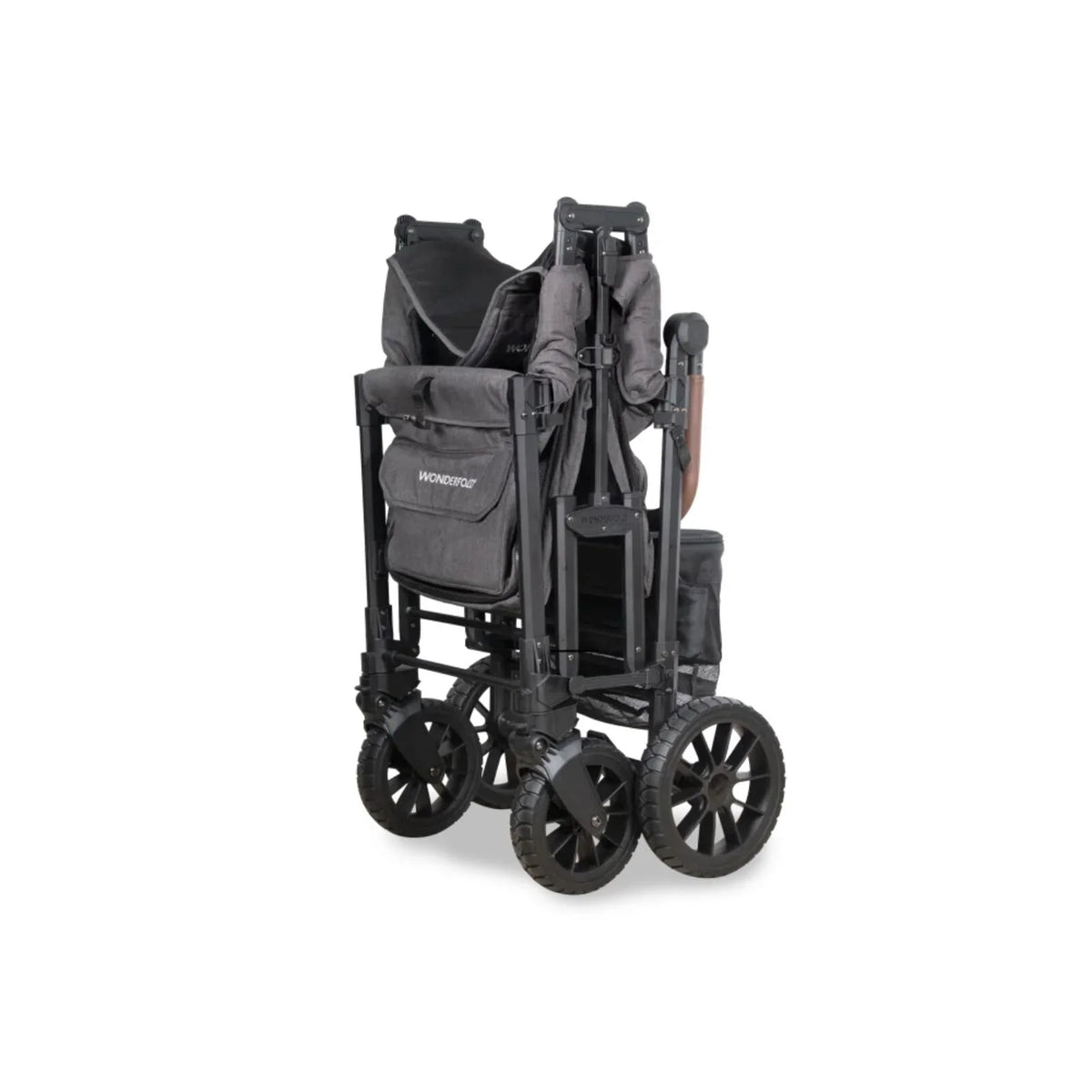 Wonderfold W2 Luxe Pro Stroller Wagon - Charcoal Grey