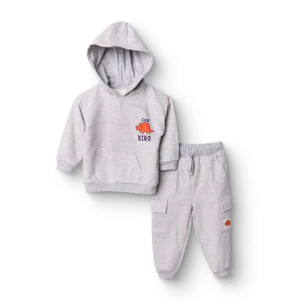 HelloBaby Hooded Brushed Baby Sweatshirt & Joggers Set (6-9 Months to 4-5 Years)