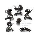 Red Kite Push Me Savanna i Travel System - Black
