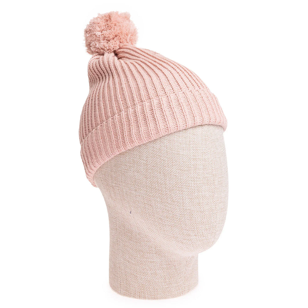 HelloBaby Pom-Pom Knitted Baby Beanie (One Size)
