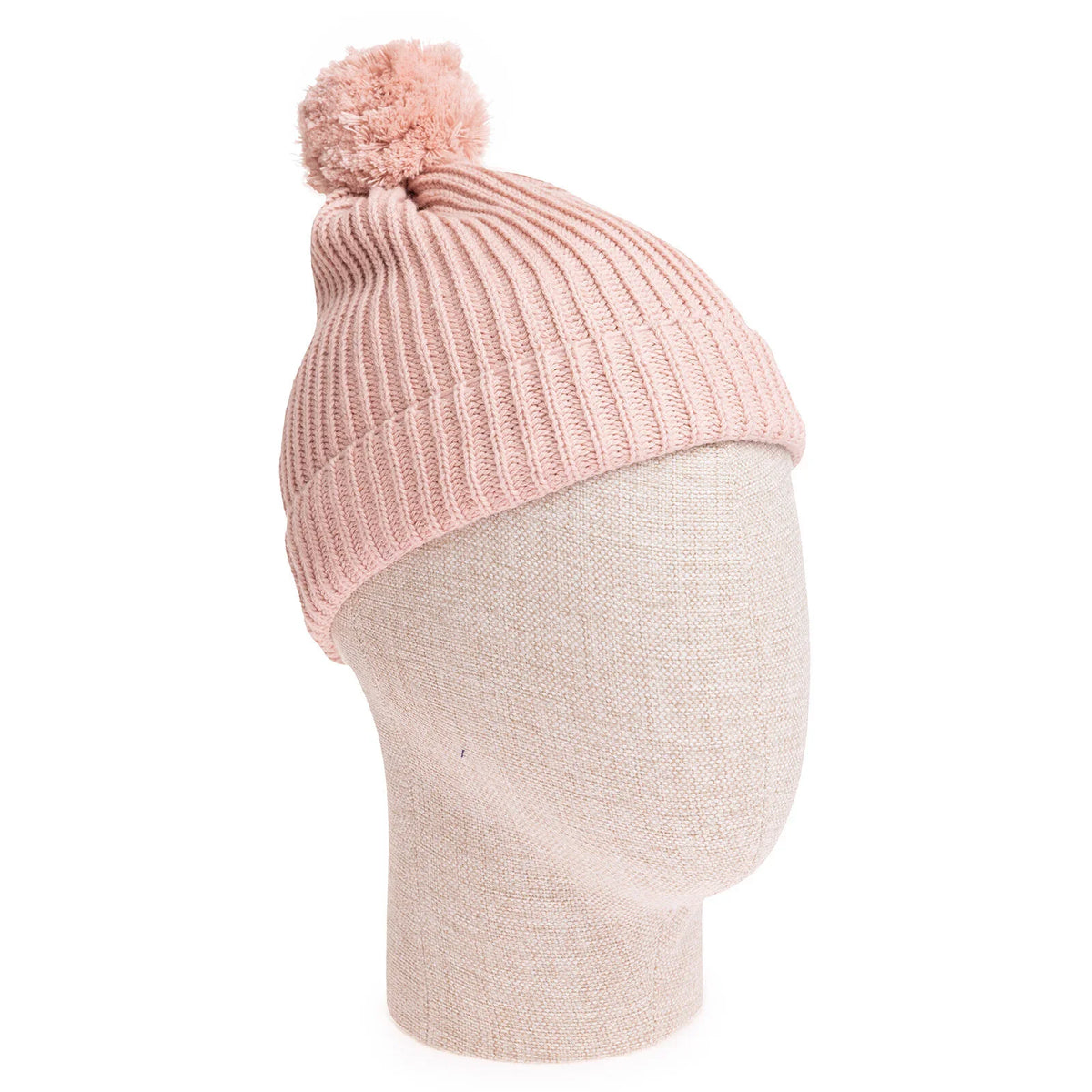 HelloBaby Pom-Pom Knitted Baby Beanie (One Size)