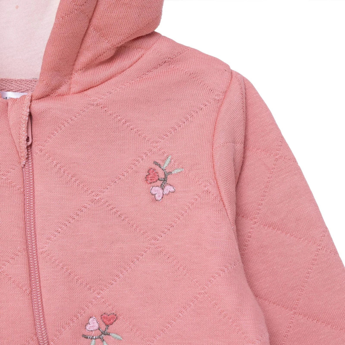 Bebetto Quilted Long Sleeve Footless Baby Sleepsuit (Newborn to 6-9 Months)