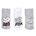 HelloBaby 3 Pack Heart Print Terry Baby Socks (Newborn to 4-5 Years)