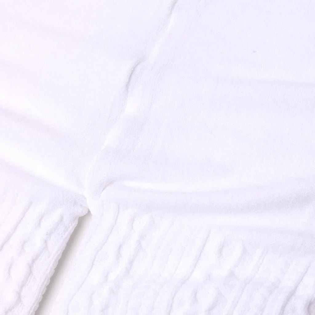 HelloBaby Cable Knit Baby Tights (6-12 Months to 4-5 Years) - White