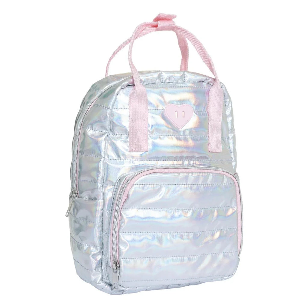HelloBaby Heart Print Zip-Up Kids Bag (One Size)