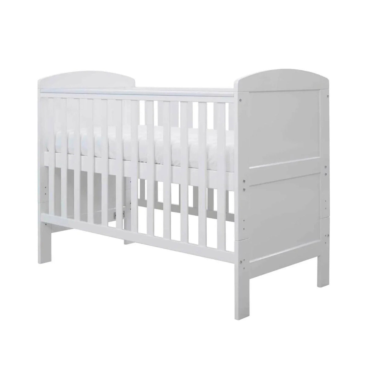 Ickle Bubba Coleby Mini Cot Bed White - Without Mattress