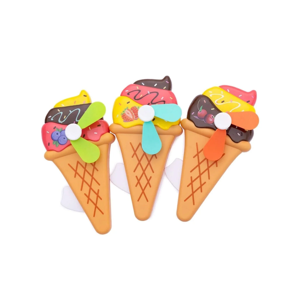 HZTB Ice Cream Big Hand Fan Assorted